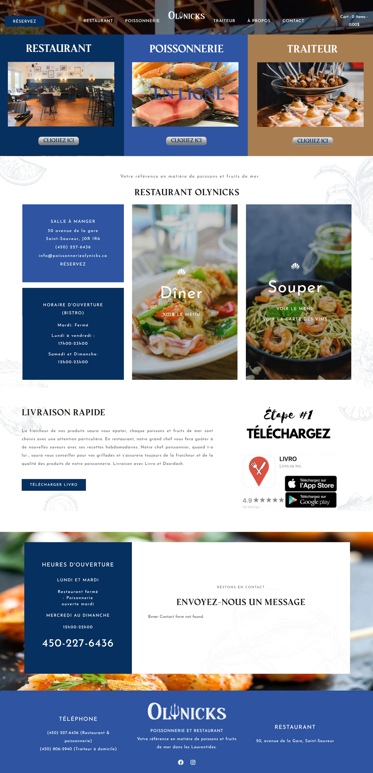 Conception site web pour Olynicks