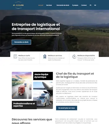 Conception site web pour Acelinks - Agence Experts NetWeb
